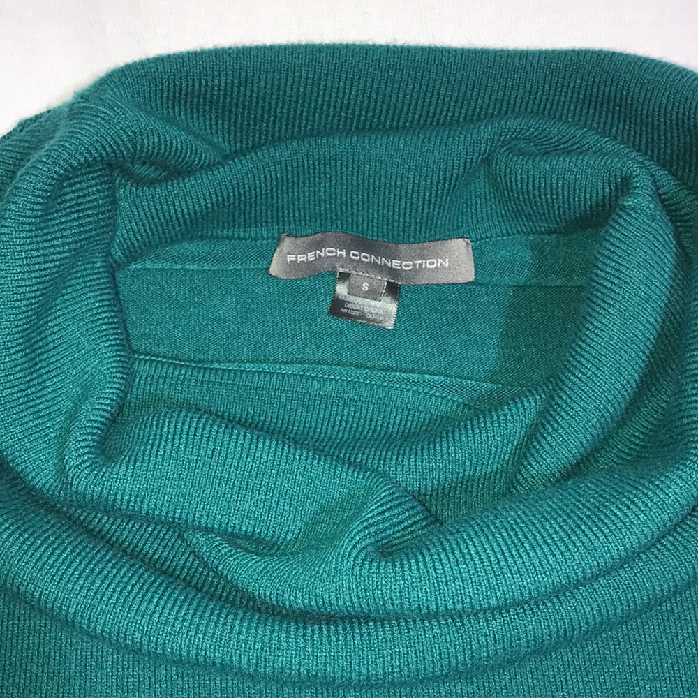 French Connection | Teal Cowl Neck Sweater - Picture 2 of 3